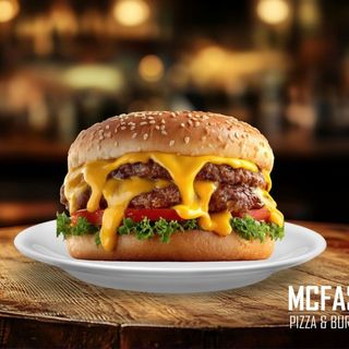 DOUBLE CHEESE BURGER