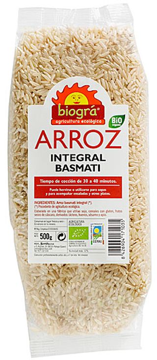 Arroz Basmati Integral Biográ 500Gr