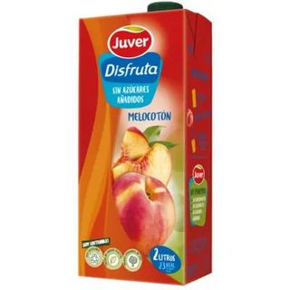 Zumo de Melocotón sin Azúcar Juver Brik 2 L.