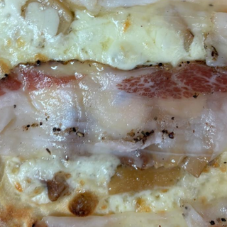 Panuozzo porcini e lardo di patanegra