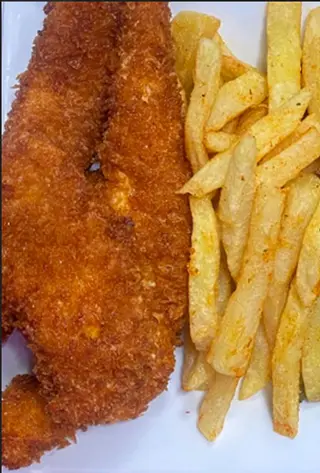 Plat Chicken fries
