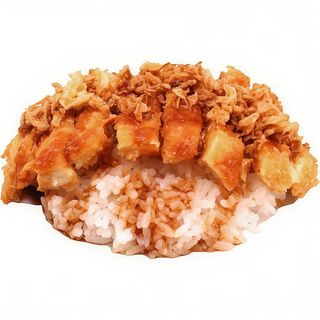 16. Arròs Amb Pollastre Arrebossat I Ceba Fregida