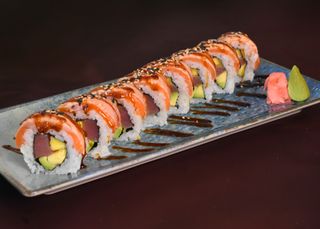 Passion Rainbow Dragon roll