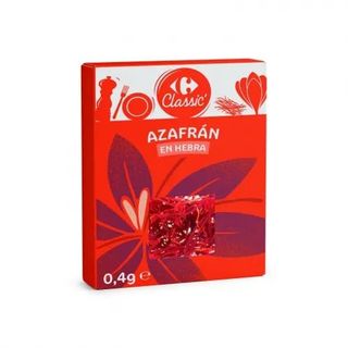 Azafrán en Hebra Carrefour 0,4 Gr.
