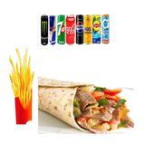 Menu Lahmacun +Patatas +Bebidas