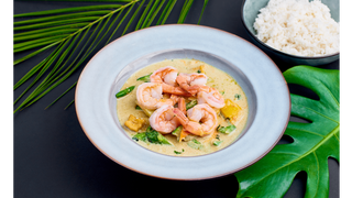 Zielone Curry z Krewetkami