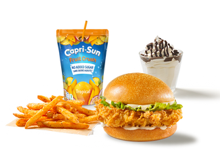 Menú pop kids hamburguesa