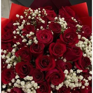 باقة ورود طبيعيه جورية هدية 