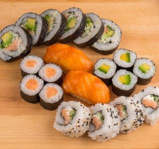 Пушена сьомга сет (20бр-435г)