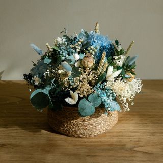 Cesto Flor Preservada Tamaño M