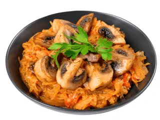 Kapusta duszona z grzybami Тушкована капуста з грибами (460g)