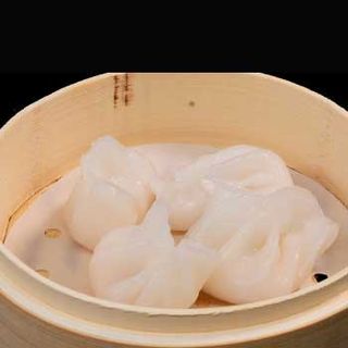 004. Ravioli di gamberi vapore