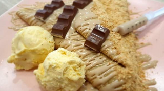 Kinder toffee palačinka