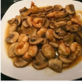 47. Gambas Con Champiñones