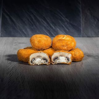 Champiñones rebozados