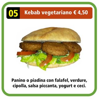 Kebab vegetariano