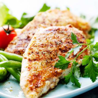 Plato De Filete De Pollo A La Plancha