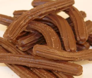 Churros bañados con Chocolate Negro (3 Uds.)