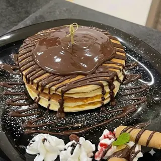 Pancakes Chocolat Fondue