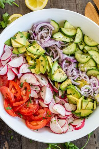 ფრეშ მწვანე სალათი