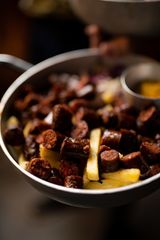 Domaća juneća ljuta kobasica  350gr