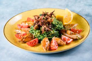 Lignje na žaru (posno)