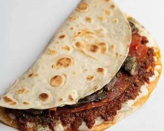 Piadina Infernale - Metade