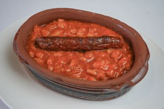 Pasulj sa kobasicom obrok