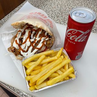 Menú panino kebab