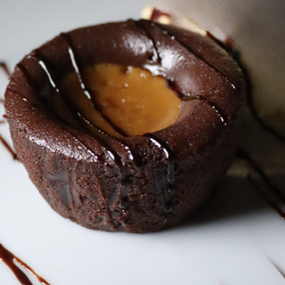 Coulant de chocolate relleno de Baileys