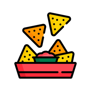 Nacho con Guacamole