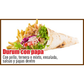 Durum con Papas Dentro
