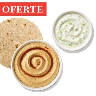 Hummus & Tzatziki & Lipie