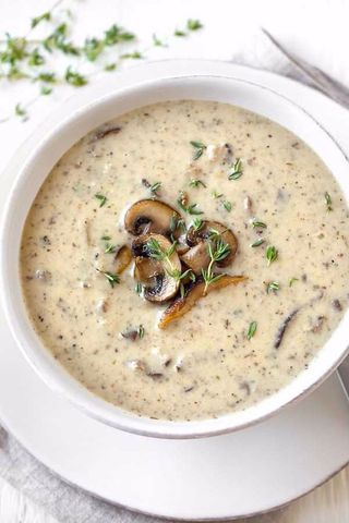 სოკოს კრემ-სუპი