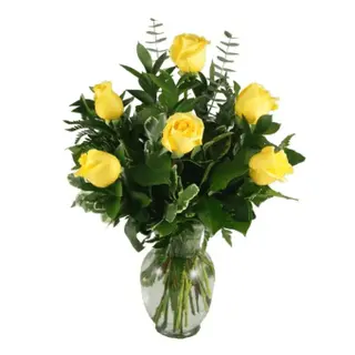 6 Rose gialle 