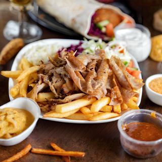 Doner Chicken Gemuse normalny na talerzu