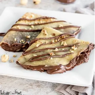 Crêpe Nutella e  fragole fresche