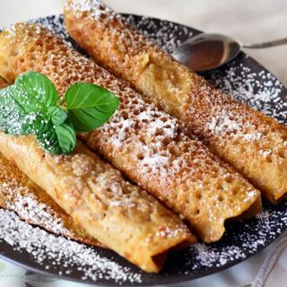 crêpe miel beurre et eau de rose