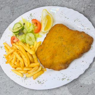 Escalopa con patatas