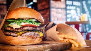 Hamburguesa Doble Duomo`s Trufada.