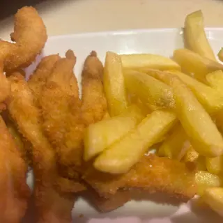 Bocaditos de Pollo con Patatas Fritas