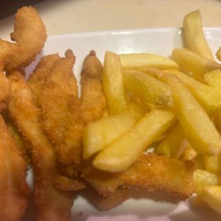 Bocaditos de Pollo con Patatas Fritas