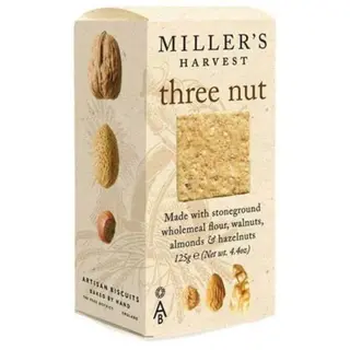 Crackers Millers Avellanas, Almendra Y Nueces 125G