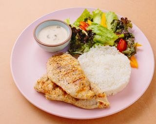 Куриное филе с рисом