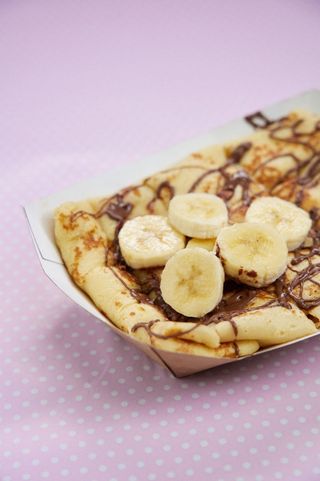 Clătită cu Nutella și banane