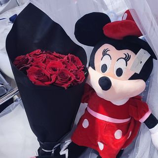 minimaouss and bouquet fleurs