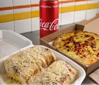 Jerry Pizza + Tacos + Coca Cola