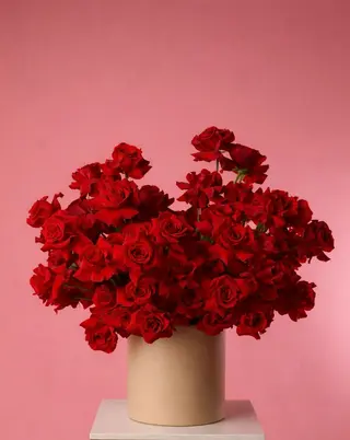 Caixa de Rosas Vermelhas