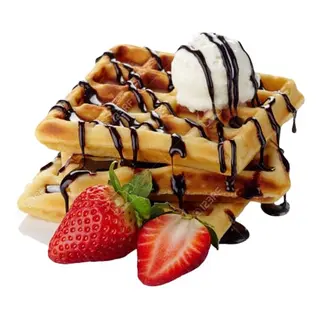 Gofre Con Helado