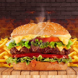 Cheeseburger ROAD 66 + Coca-cola 